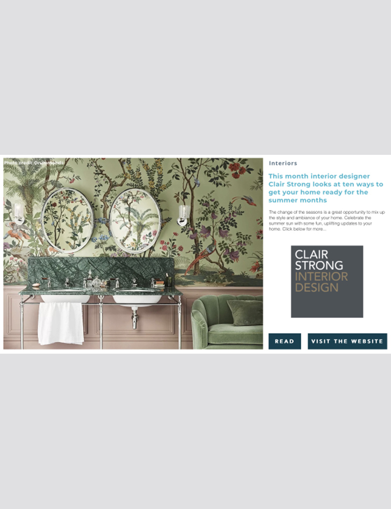 Clair shares ideas for getting your home summer ready — InBath May 2024